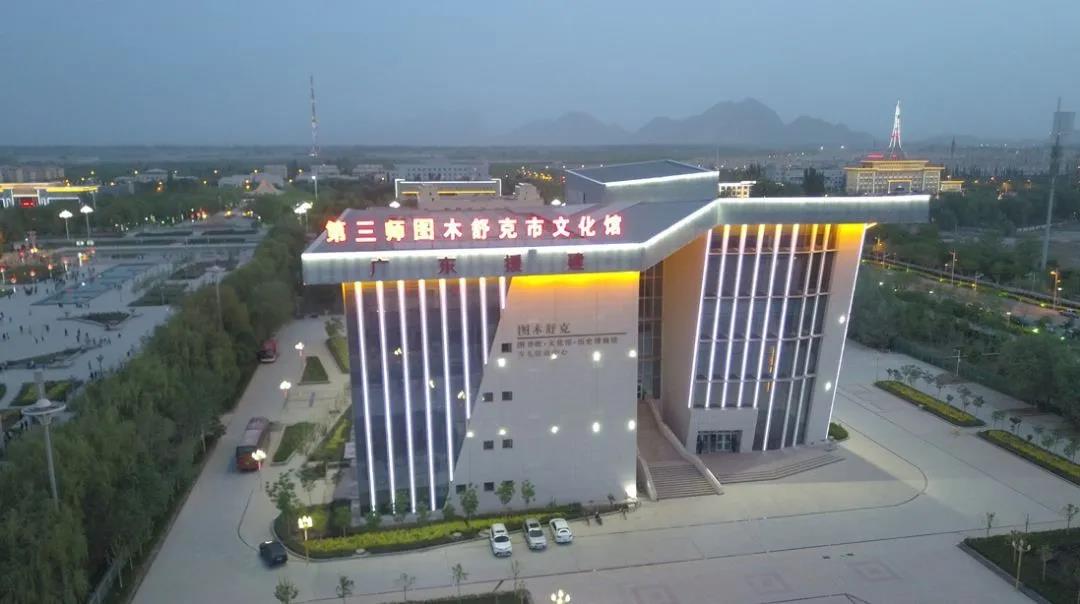 图木舒克市41团草湖镇全貌.