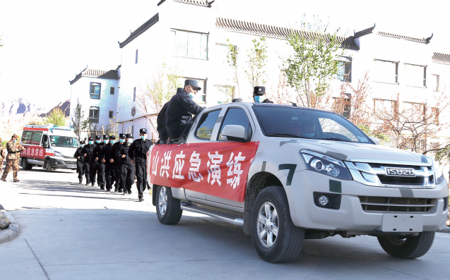 托云牧场 应急演练增强防灾减灾应急能力