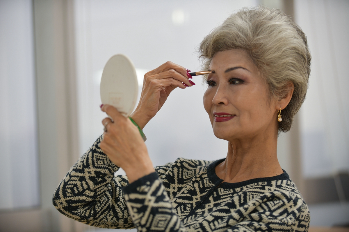 北京时尚奶奶的精致晚年